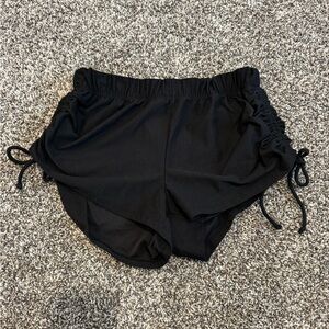 Five Dancewear Black Cinched Shorts